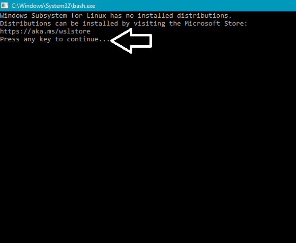 Run Linux commands from cmd.exe prompt in Windows 10