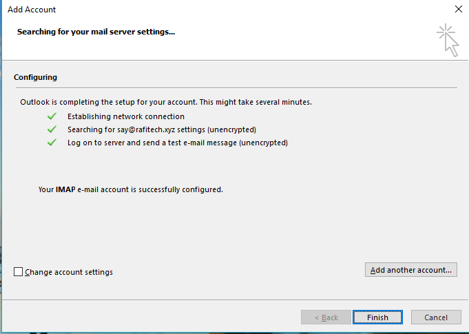 Outlook Configure