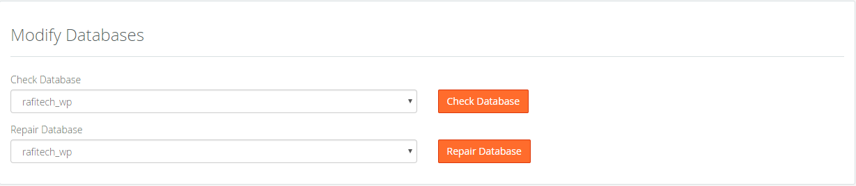 Modify Database