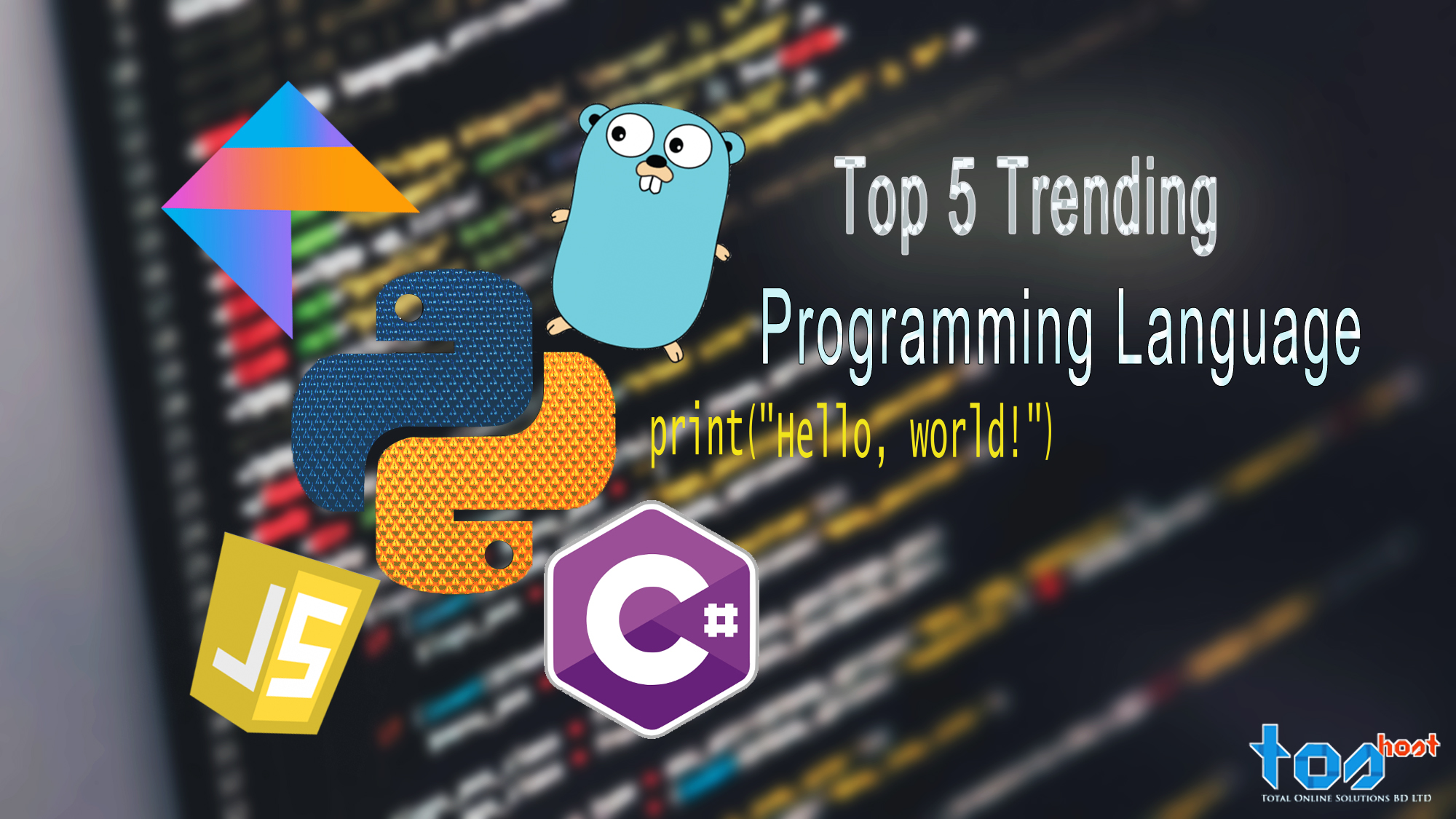 Top Trending 5 Programming Language.
