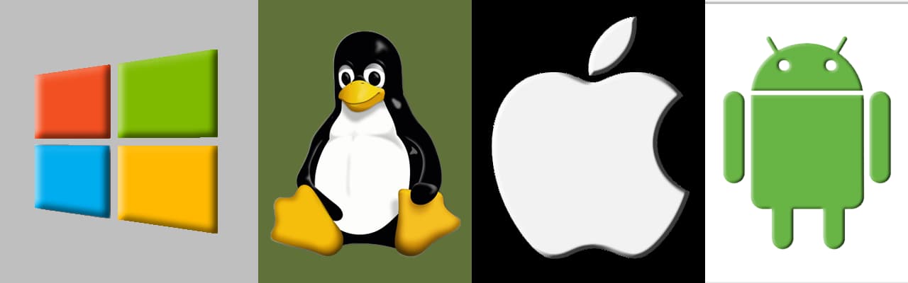 Operating-System-Apple-Android-Windows-Linux